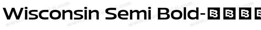 Wisconsin Semi Bold字体转换